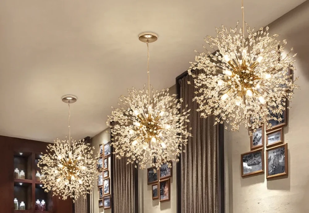 bedroom crystal chandelier