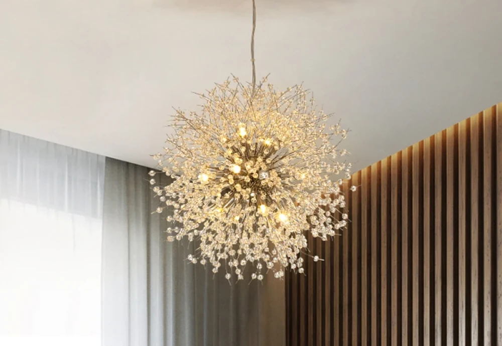 gold globe chandelier